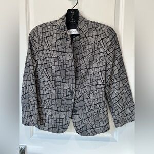 Max Mara Abstract Print Women Blazer in Size 4 (small)